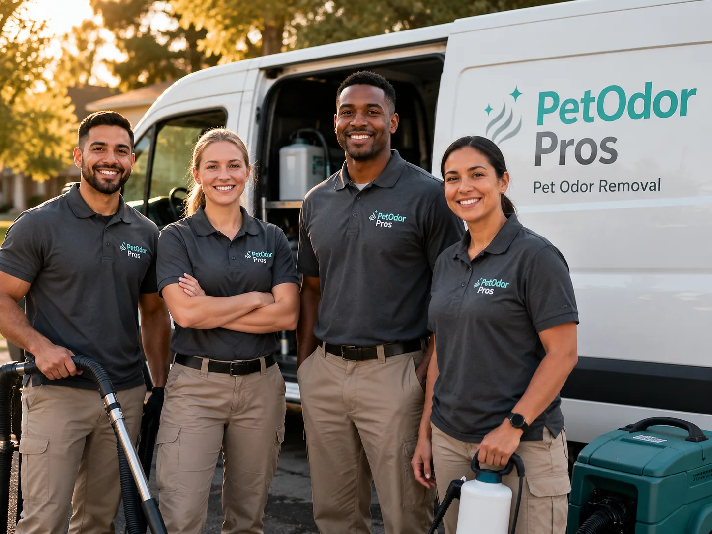 Pet Odor Removal team serving Russell, IL